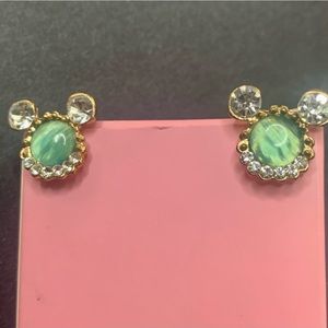 💫ARETES DE FANTASÍA 💫DIAMANTES YPIEDRA VERDE 💫FANTASIA 💫